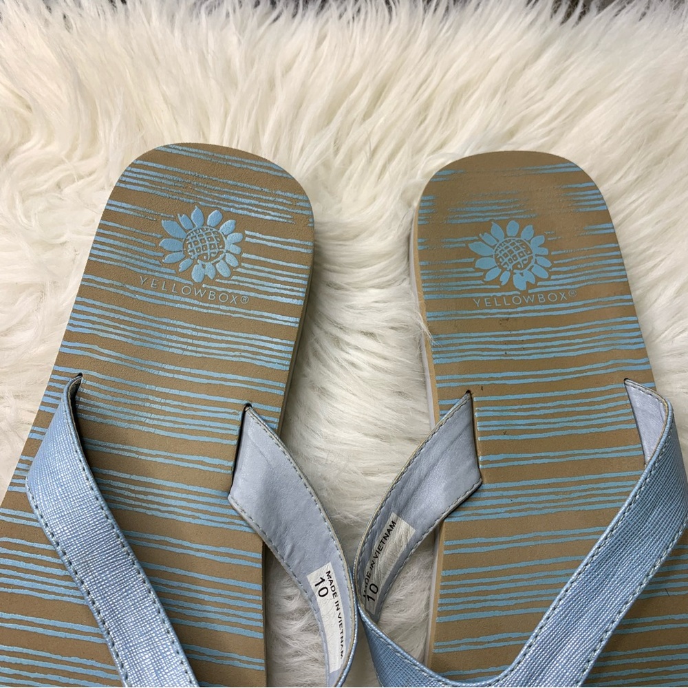 Yellowbox Striped Flip Flops - Picture 4 of 6